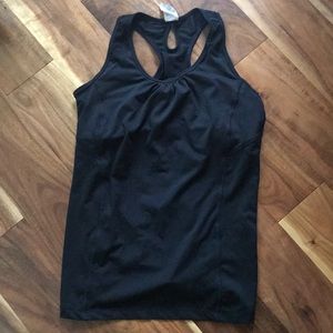 Danskin racer back shirt, black size L